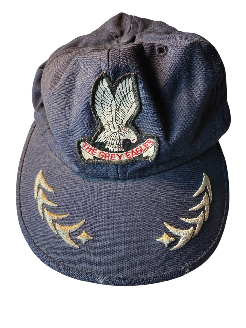 Vintage The Grey Eagles Embroidered Navy Baseball Cap Hat RARE Men’s L